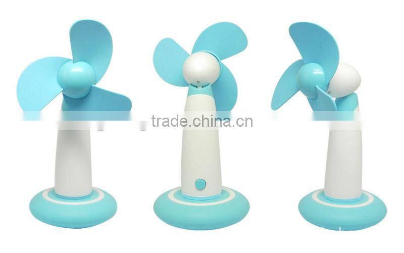 promotional gift handheld mini fan/battery operaed handy fan for kids