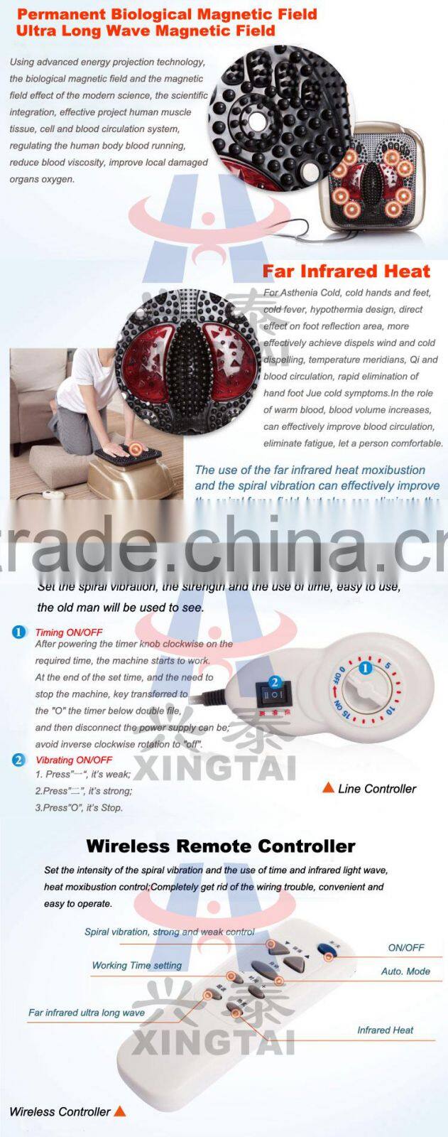 XT-8805-6 Mode Big Shiatsu Electric Electronic Roller Full Leg Infrared Vibrating Price Luxurious Blood Circulation Foot Massage