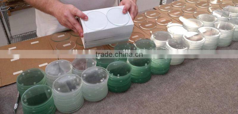 Promotional Beveled Jade Glass Moon Ornament/Blank Moon ornaments