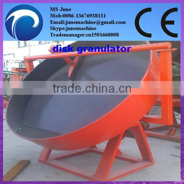 High granulating rate disk fertilizer granulator machine 0086 -13676938131