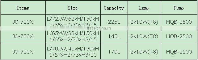 BOYU Senior large aquarium with bottom filtering function