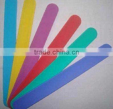 Bright color silicone reflective slap bracelets