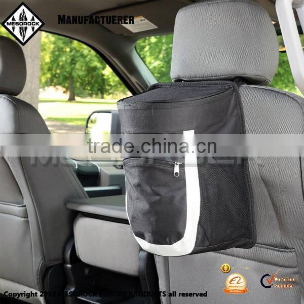 Car Garbage Can with Removable Liner Auto Trash Bag Car Storage Bag