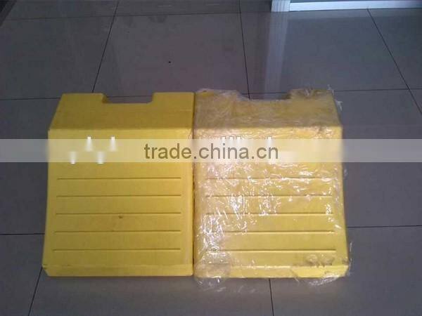 Large mining pu wheel chock GT37