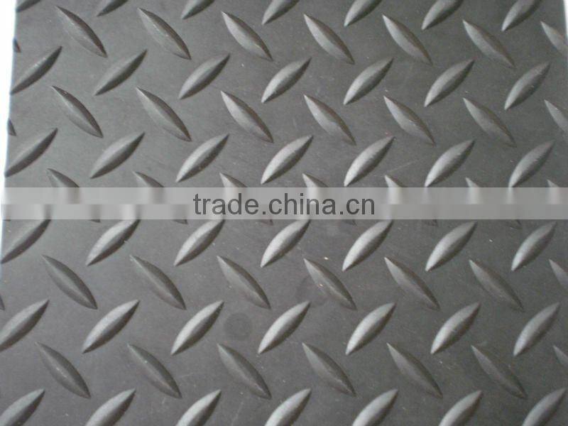 3mm to 6mm thickness various parttern non-slip rubber mat flooring