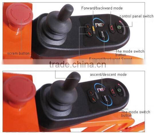 Electric Stacker Battery Operated Aerial Platform Order Picker Truck