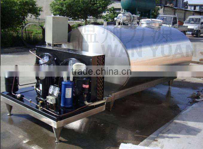 large refrigerated bulk milk tank milk cooling storage tank