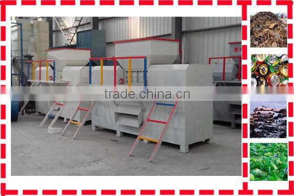 Indonesia single shaft 15kw waste paper shredder small model can bottles shredde
