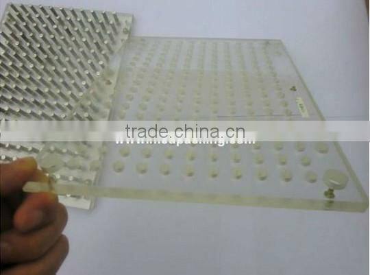 Light weight!187 holes Manual Capsule Filling machine with tamping tool 100pcs/time size 1#