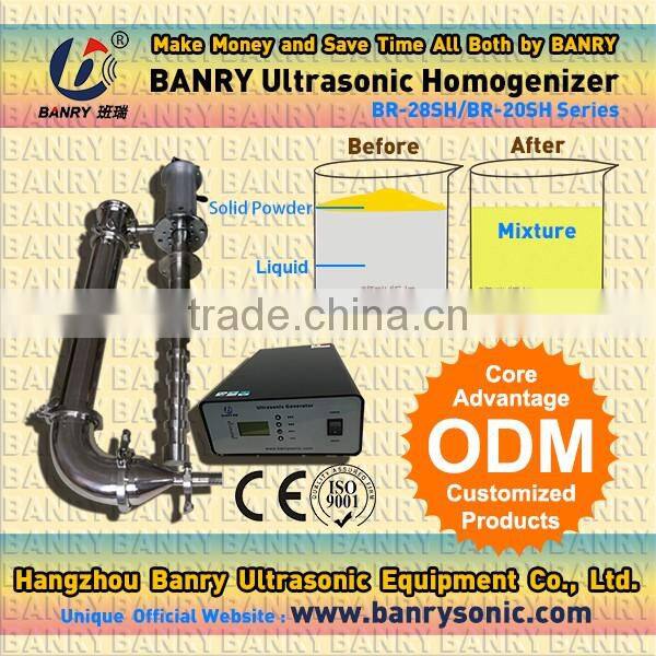 500L to 2500L rapeseed oil biodiesel reactor Ultrasound machine