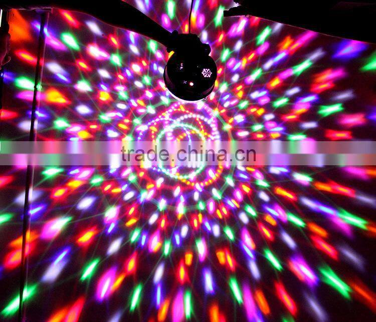 Sound control laser LED stage light color changing automatically stage light led star master