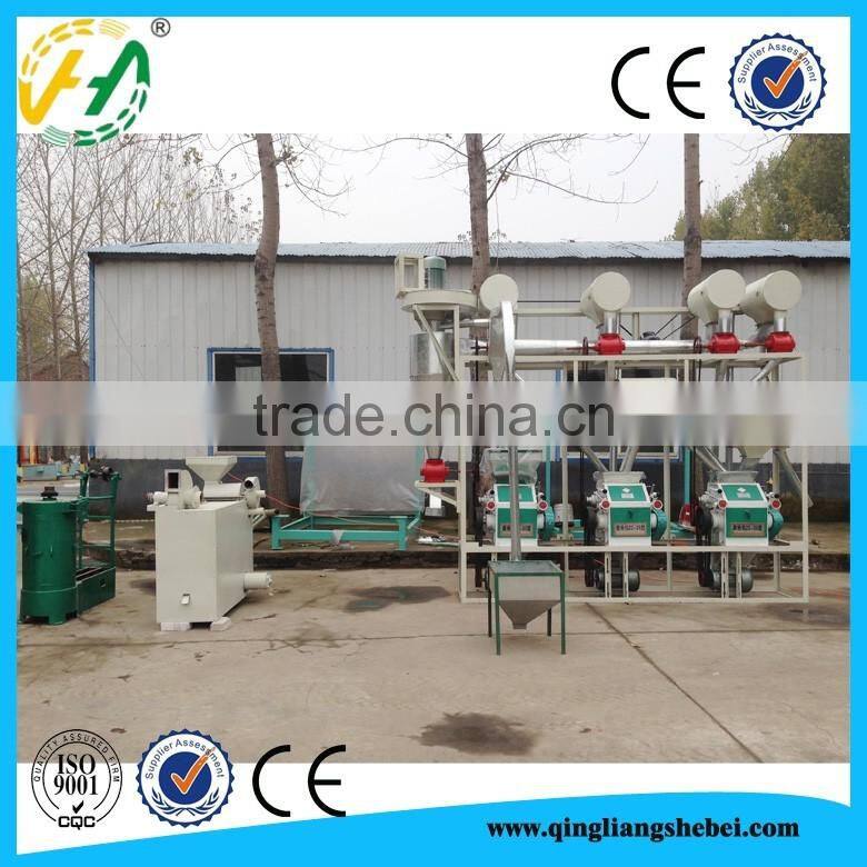 Complete product range of 10 and 500t per 24h flour milling machine