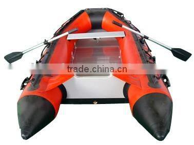 PVC Material Hull Durable Inflatable Fishing Boat for Sale!