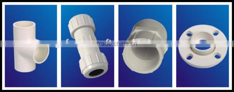 China manufactuere pvc pipe fitting pipe flange fitting