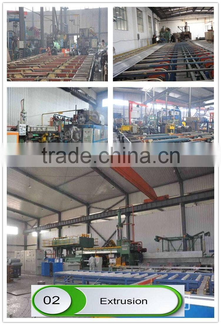 Slotted Aluminum Extrusion for Office Furniture