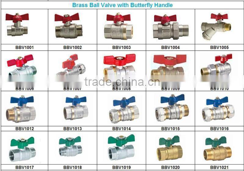 3 way Brass Ball Valve connected to pap pipe