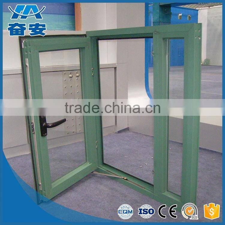 New arrival latest design glass window casement window with shutter