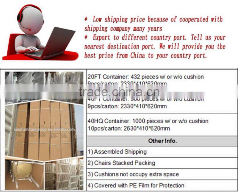 Great Price Qingdao Sinofur banquet use wood napoleon chair