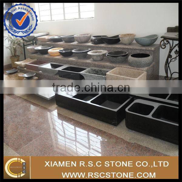 White carrara marble oval sink with single hole