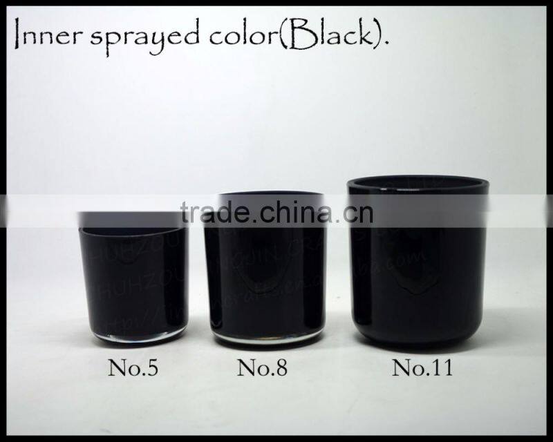 North America super quality best selling factory customized glass candle jar