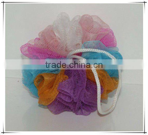 Hanging Plastic Cheap Colored Bath Sponges