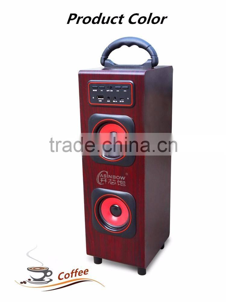 High Fidelity New Ratro Style Home Theatre Bluetooth Speaker Support TF Card With Microphone, Cube Wireless Loudspeaker For Sale