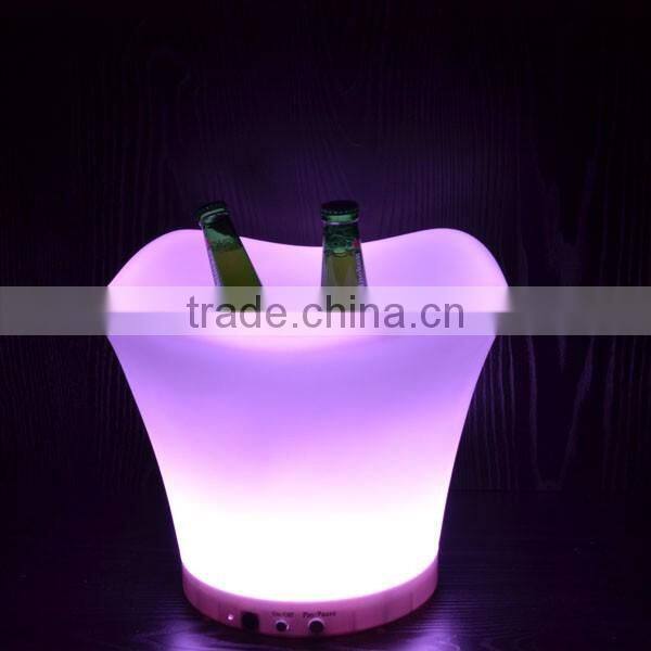 RBG color changing remote control illuminated LED ice bucket