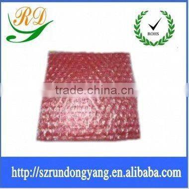 pink air bubble bag