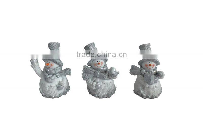 2014 new handmade resin christmas snowmen for sale