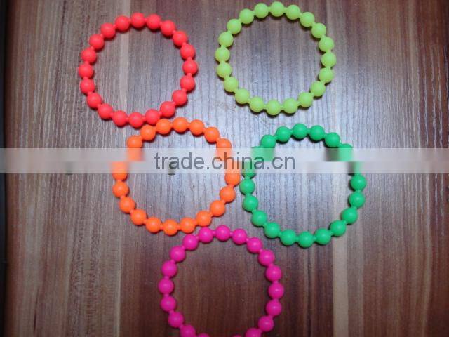 colorful promotional silicon bead bracelets manufacturer