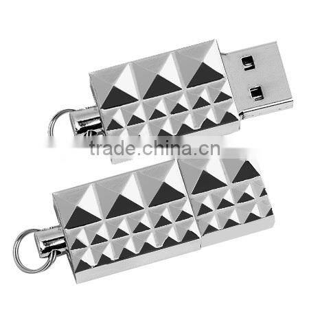 promotional jewelery lock USB memory drive/ crystal USB stick