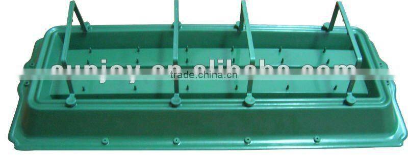 double casket saddle -green