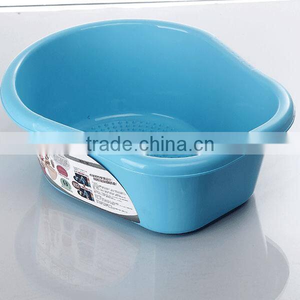 Plastic foot massage bucket without handle