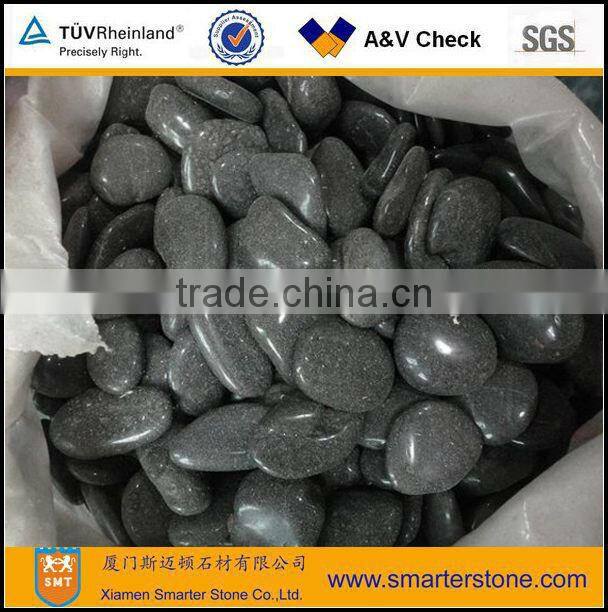 Black Polished Pebble