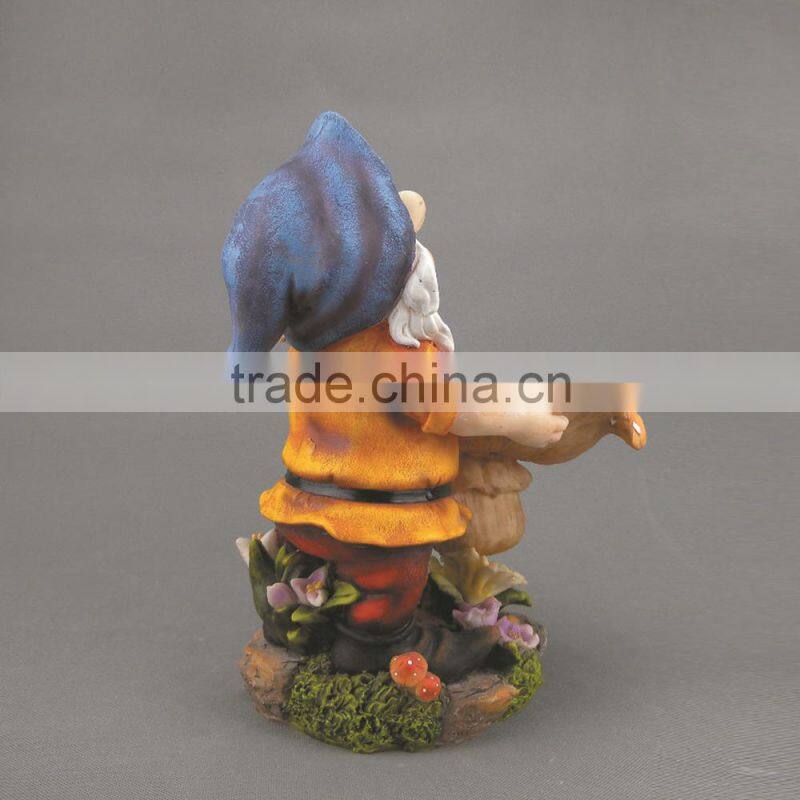 Made in China Garden Series Resin Outdoor Garden Lawn Dwarf, 7 Dwarfs Garden Gnome Statues