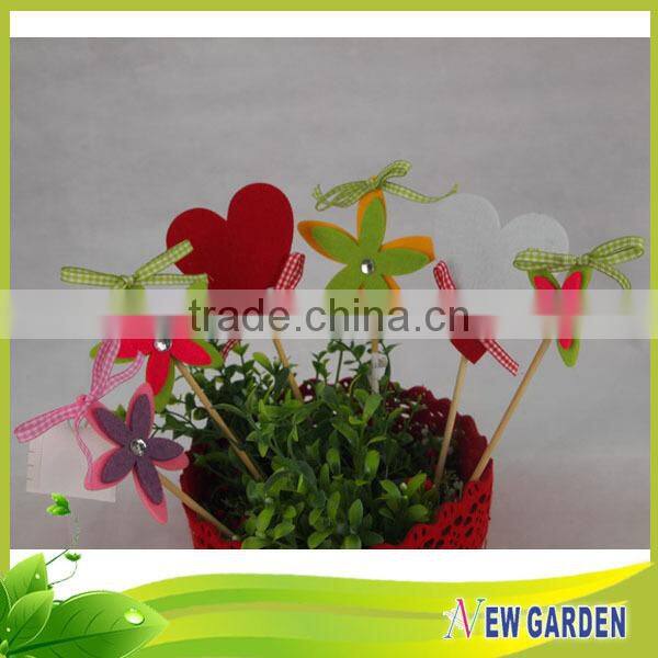 Custom High Quality Natural Decorative Wooden Stick For Flower pot