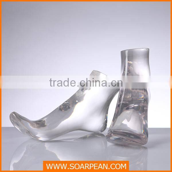 Transparent Fiberglass Mannequin Leg