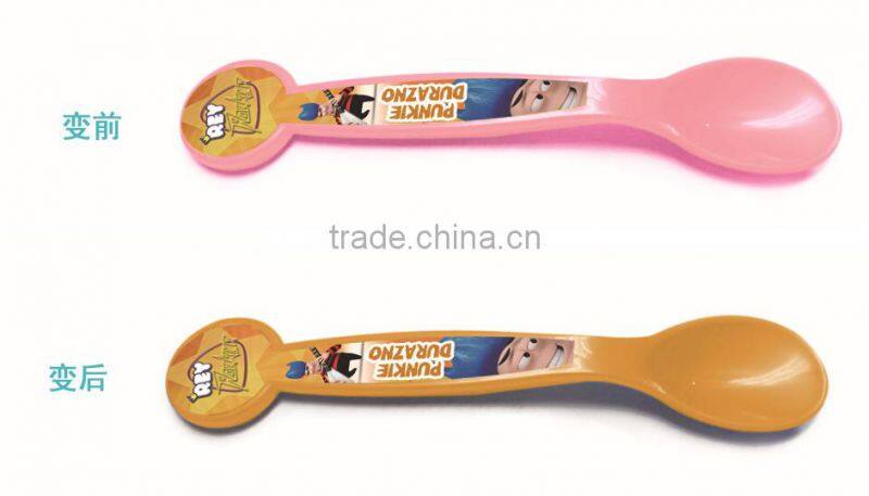 16CM Custom Printing Baby Spoon Plastic Baby Spoon