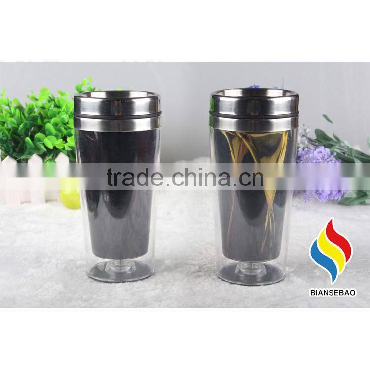 shenzhen color changing double wall Stainless Steel vacuum mug