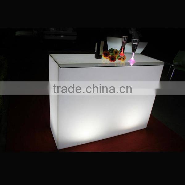 led glowing coffee table/coffee shop furniture/coffee bar furniture