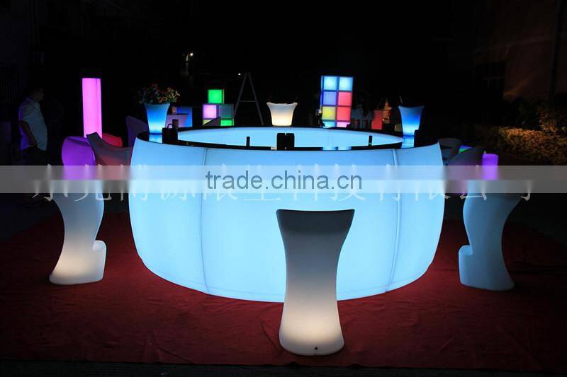 Plastic Led Bar Furniture New Design Events Led Bar Counter