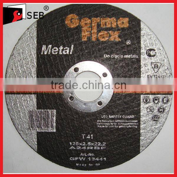 high quality Resin Cutting Wheel for cutting metal
