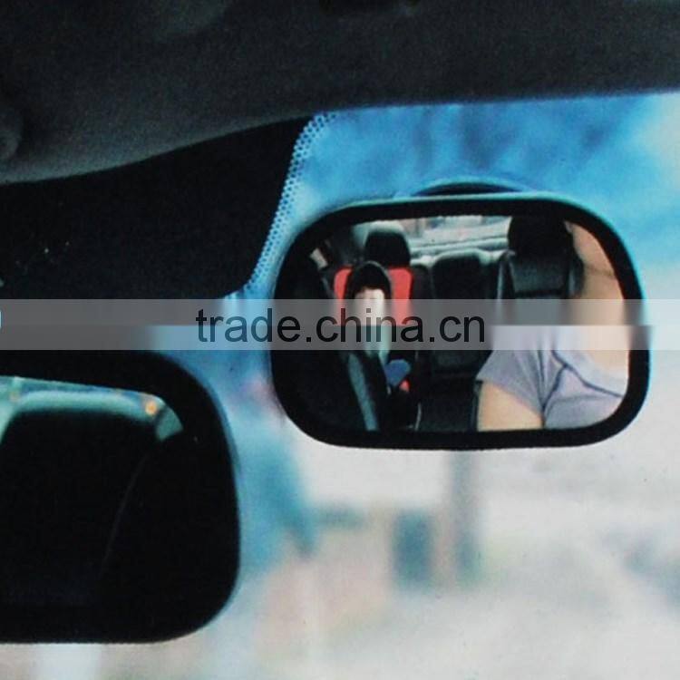 Wide Angle Round Convex Car Vehicle Rearview Mirror with suction base