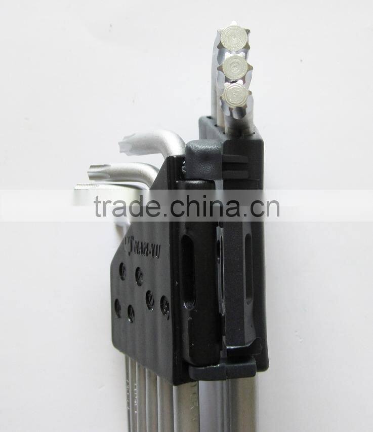 9PC Solid Star Key Wrench Set