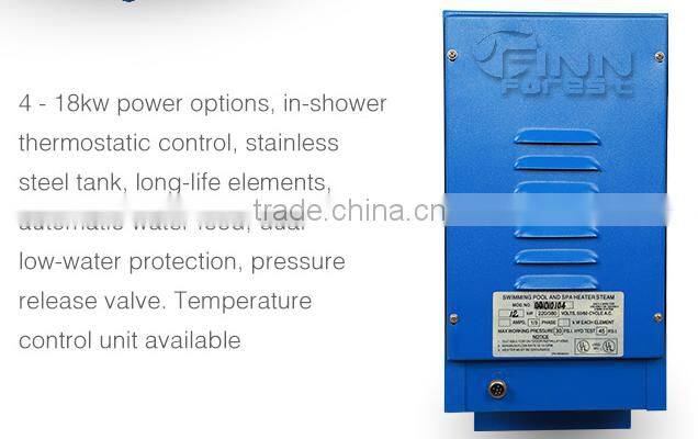 2015 hot sale HARIYA 18kw Steam generator suitable for 3m^3 space