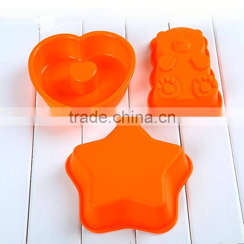 DIY cake mold silicone cute shape cookie mould