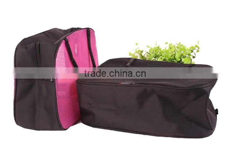 Clear PVC Mesh 3pcs Travel Kits Toiletry Bag Sets