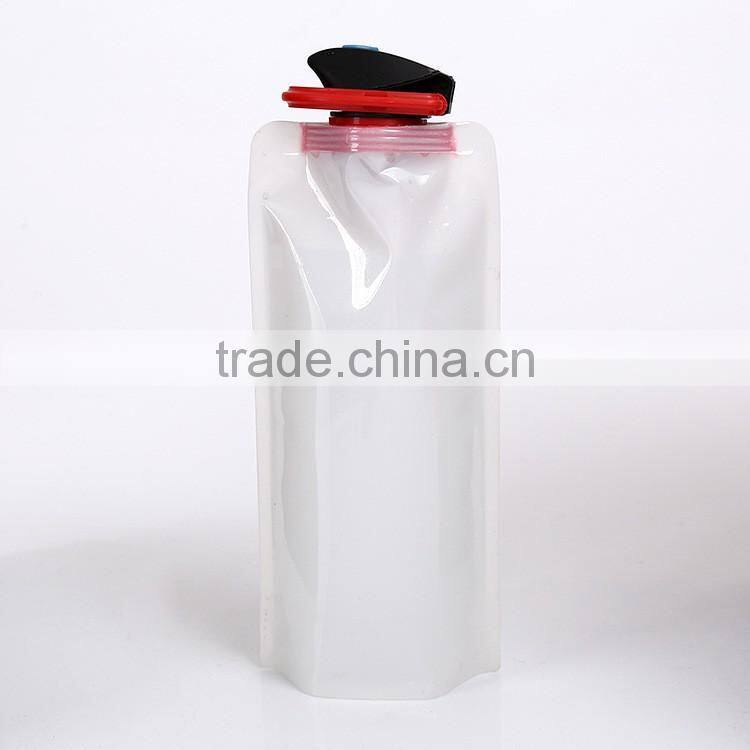 New Duck Mouth Portable Folding Aluminum Foil Bag Of Water Kettle Creative Outdoor Folding Water Bottle