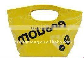 Eco-friendly shinning handled PU Ladys tote bag