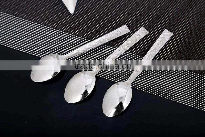 Natural color measuring spoon Stainless Steel Hotel Cutlery